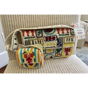 New Release Handcrafted In India Lobster Patch Mini Beaded Bag Viral TikTok 🦞